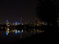 Nocturne de Melbourne vue de Albert Park